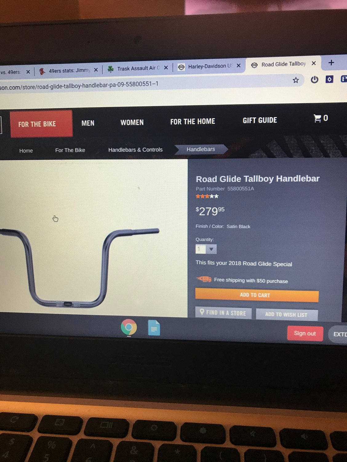 tallboy handlebars