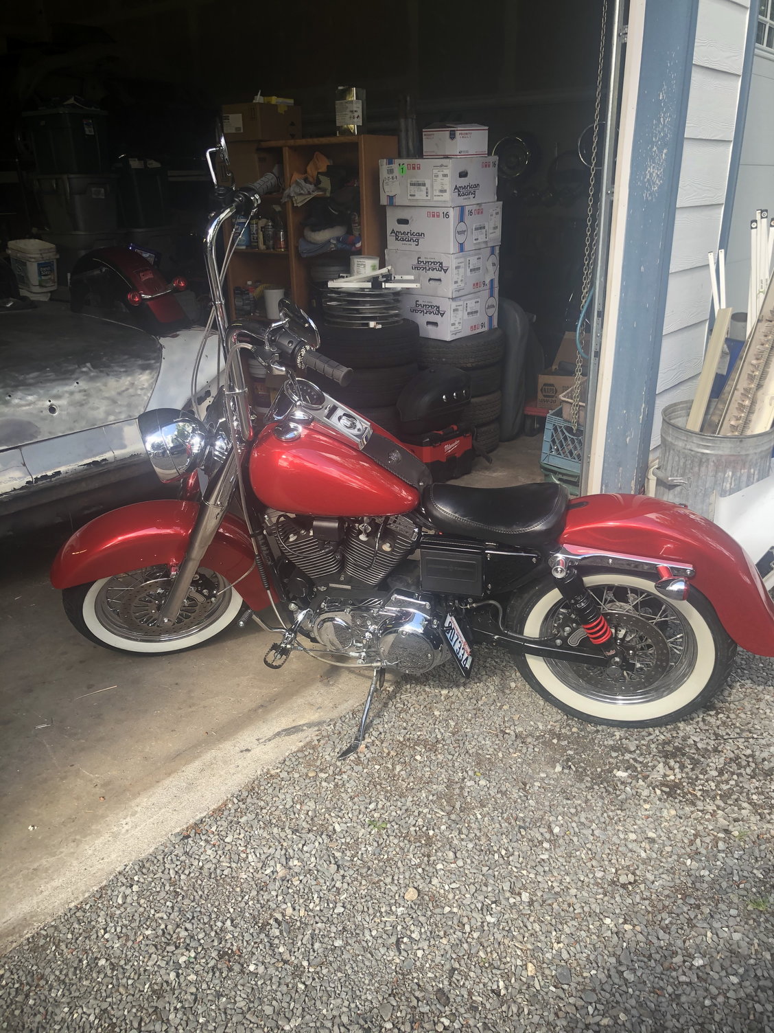 03 sportster with 03 fat boy front end. - Harley Davidson ...