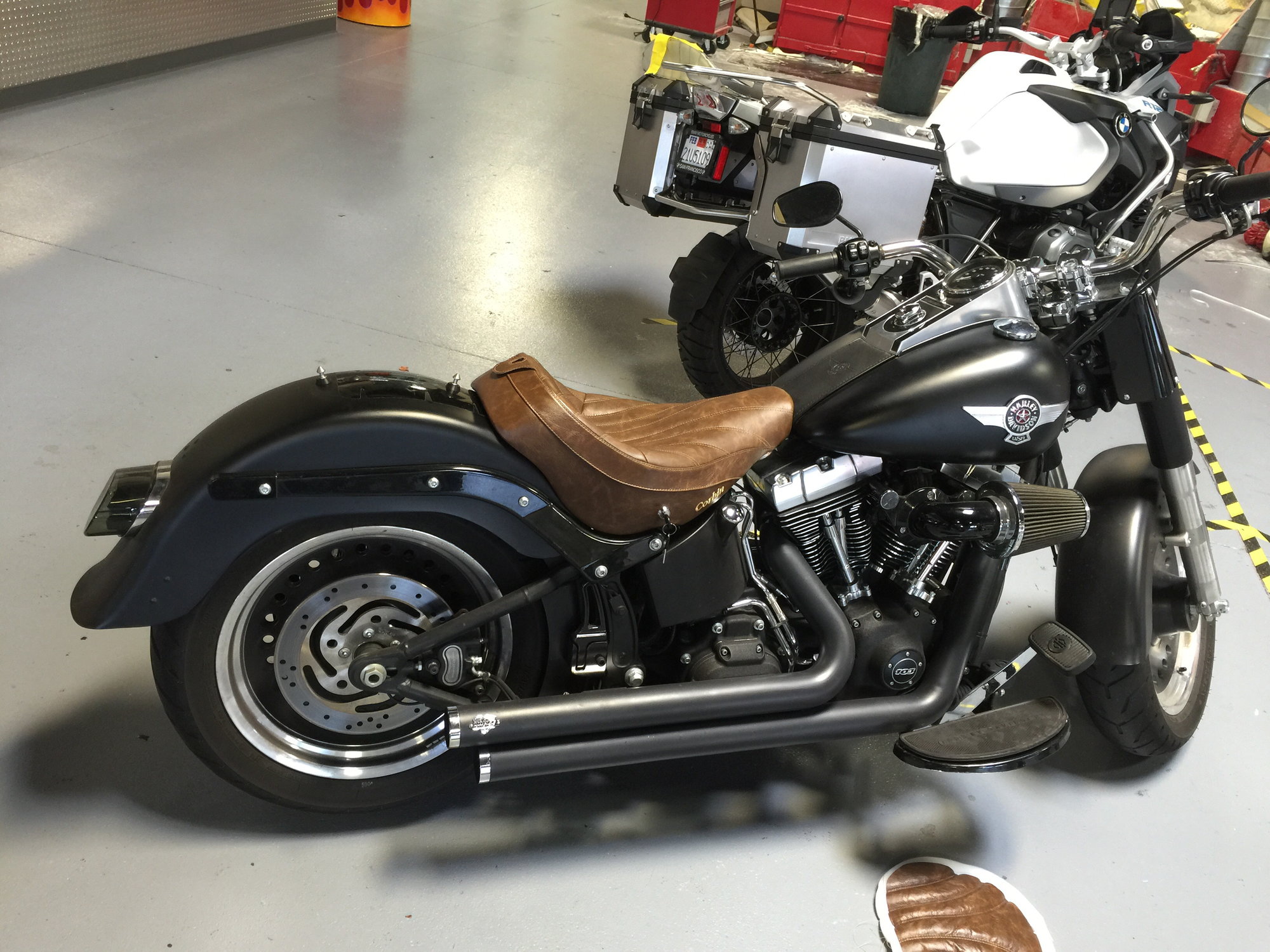 Harley fatboy cheap solo seat