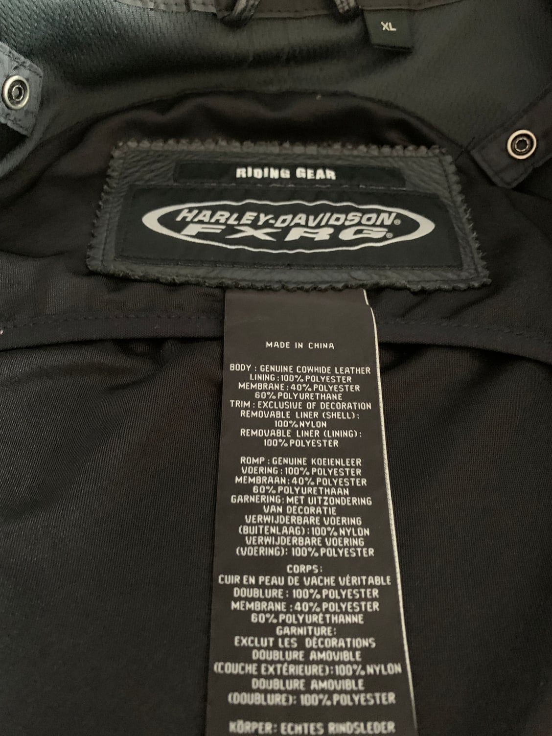 Men's FXRG® Leather Jacket with Pocket System 98040-12VM / Leather