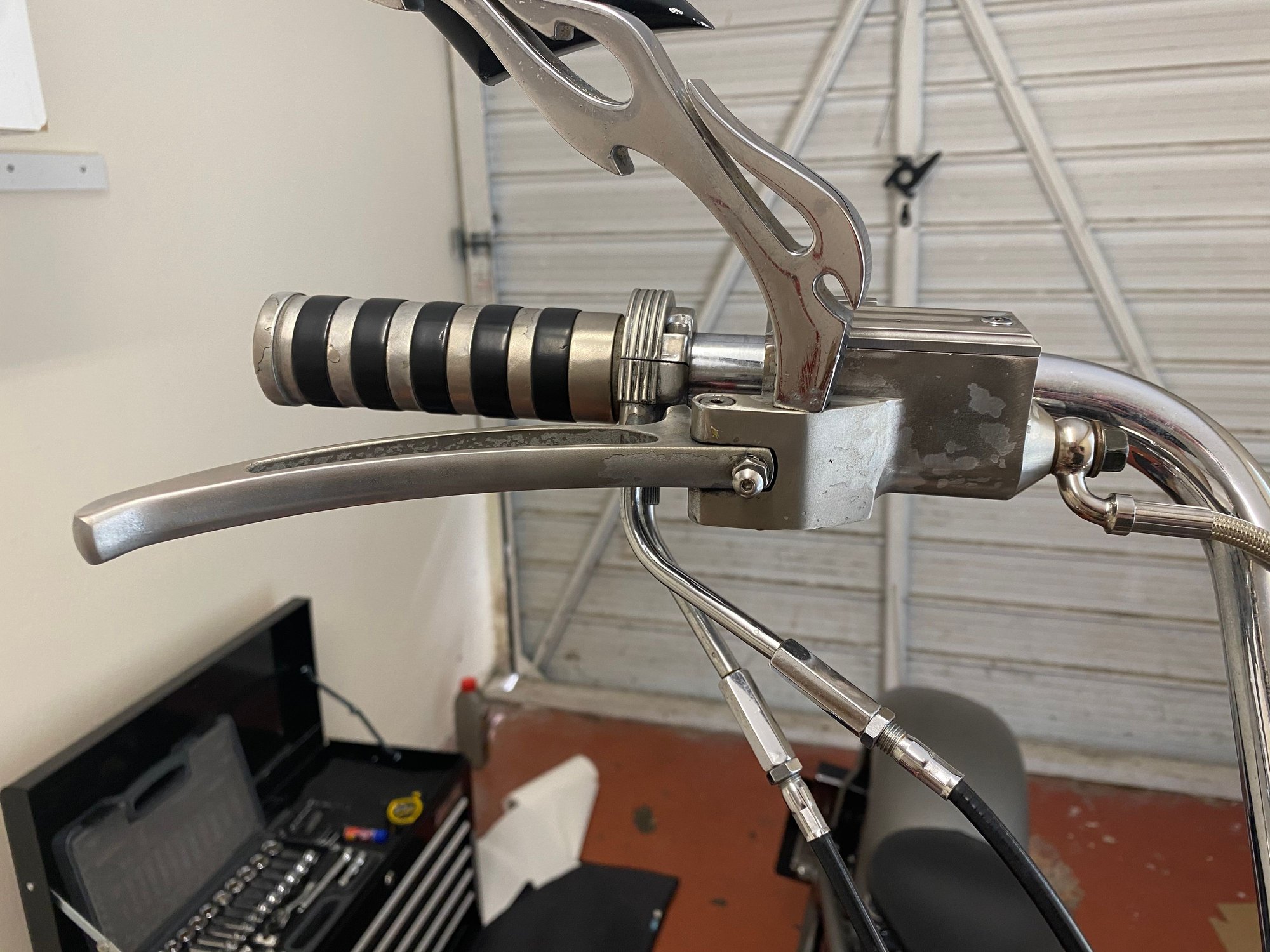 Custom Arlen Ness Front Brake Master Cylinder Leaking Harley Davidson