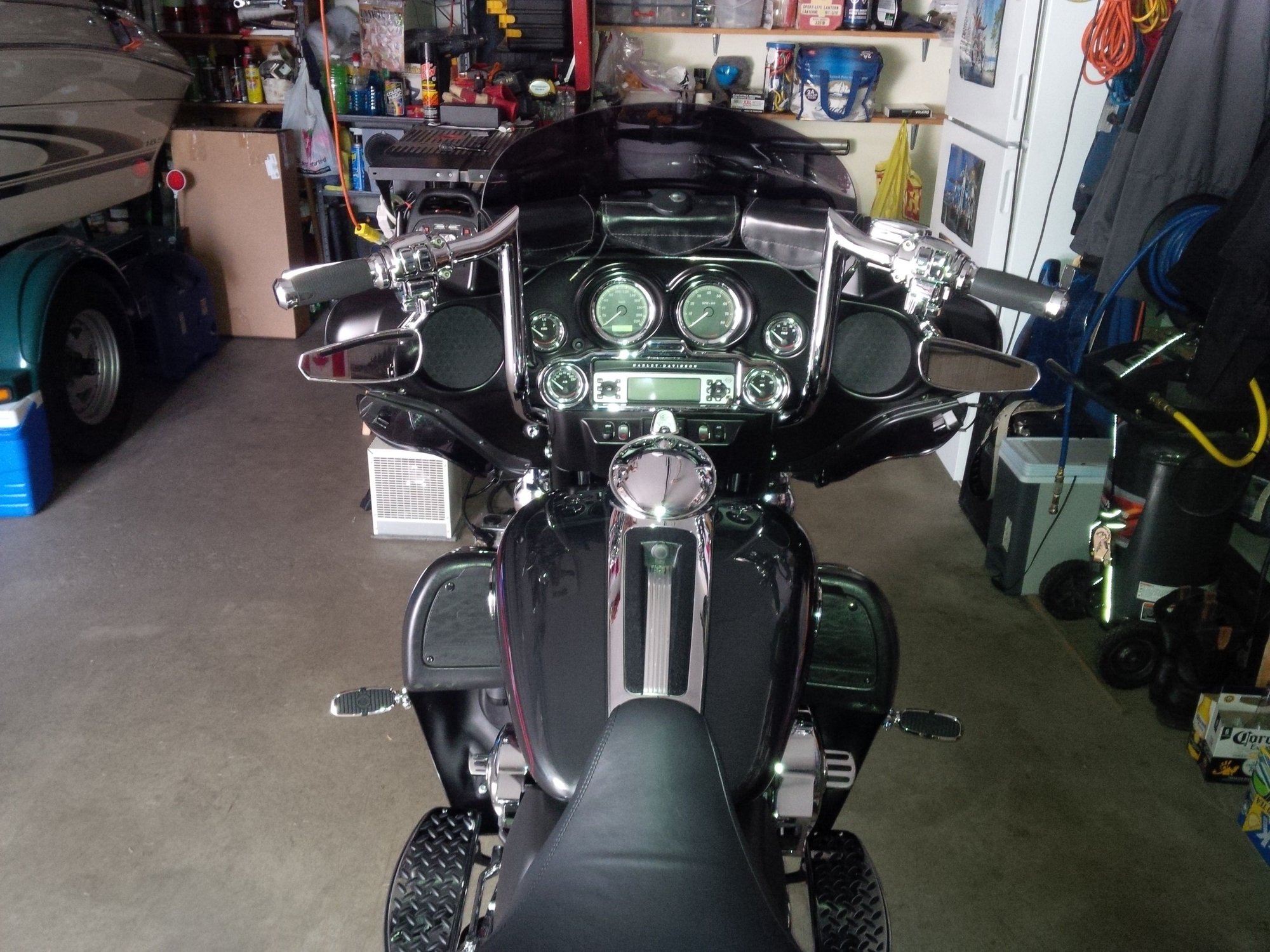 street glide mirrors with apes