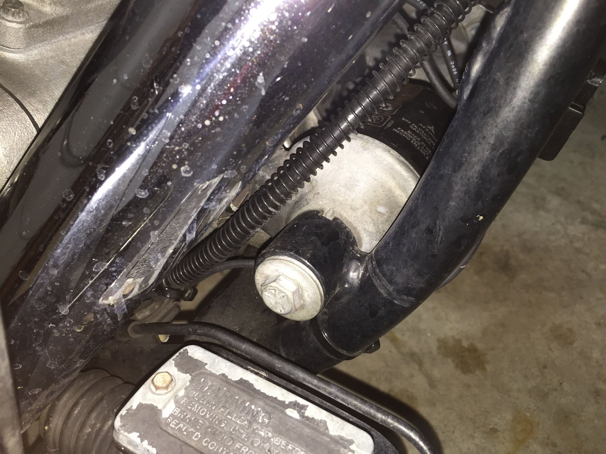 oil filter relocation 89 ultra Harley Davidson Forums