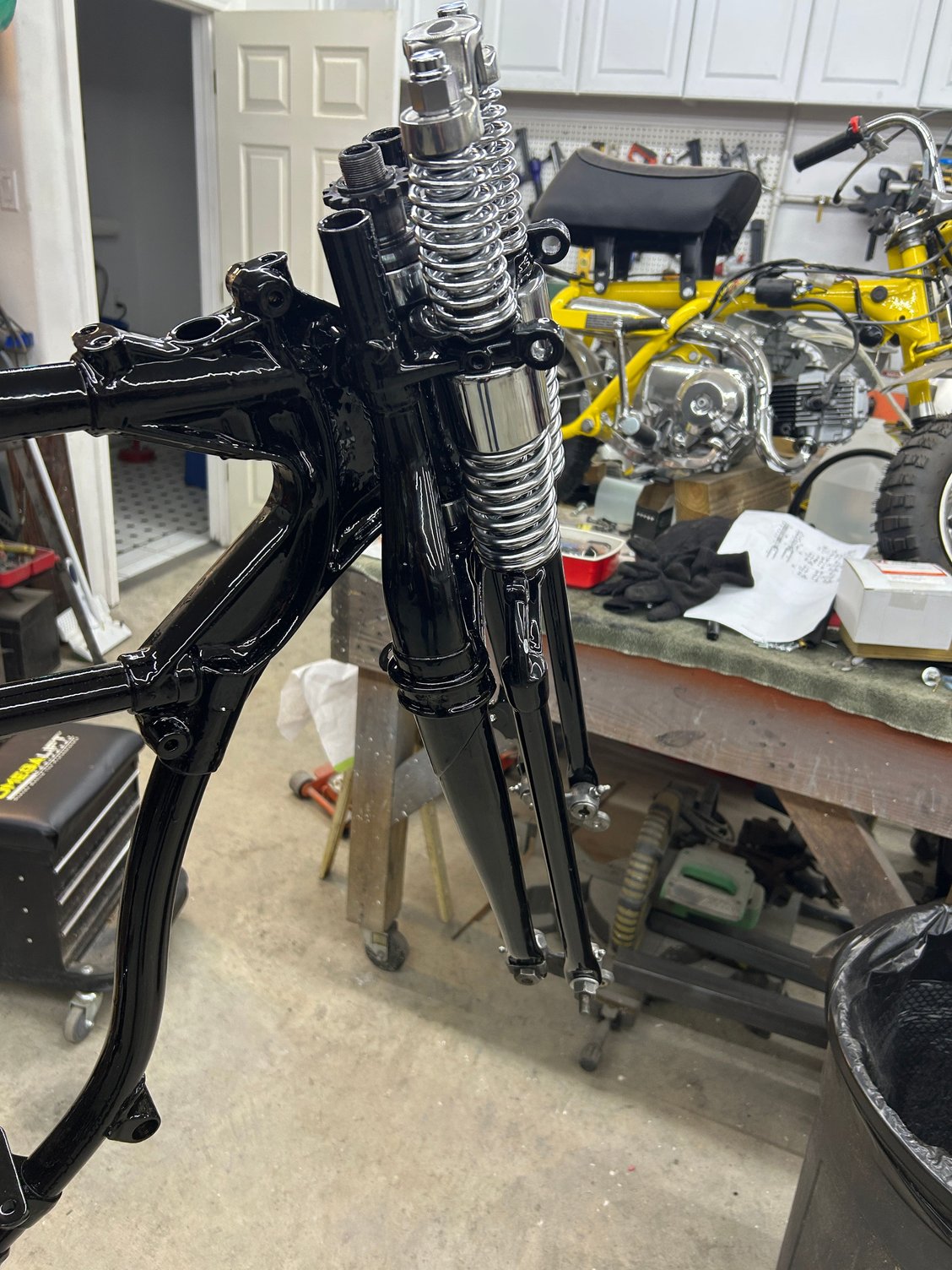 Triing to get the springs together 