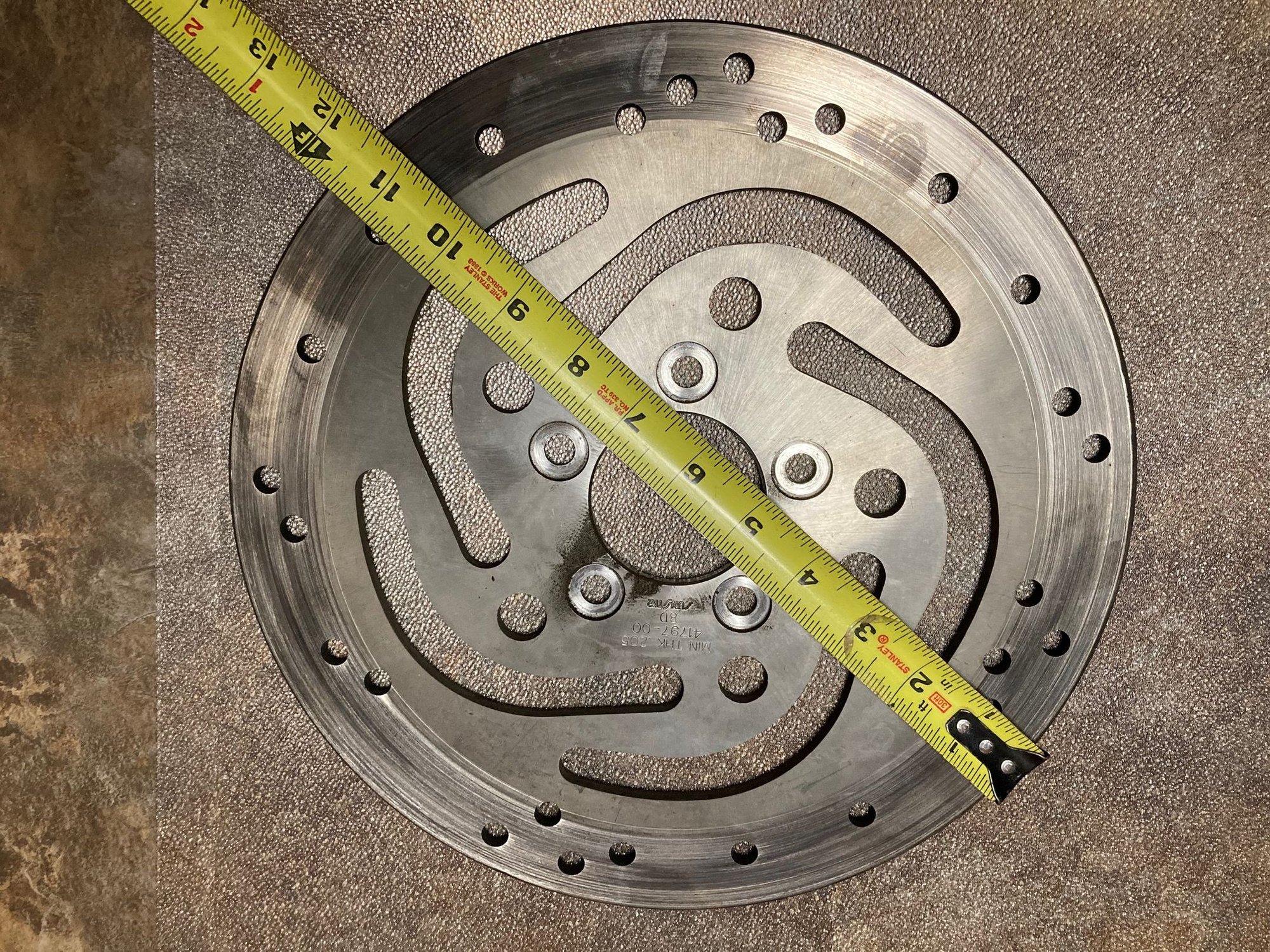 rotor size Harley Davidson Forums