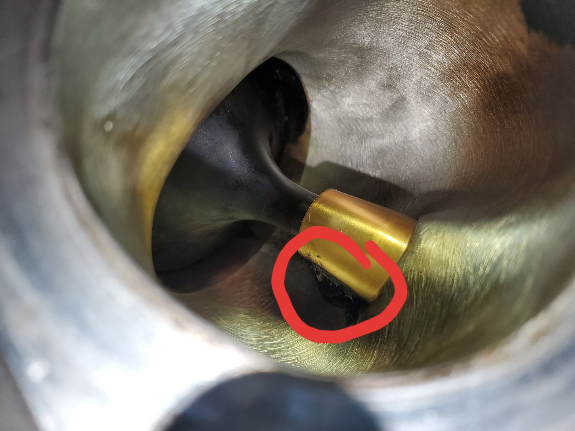 Cylinder scoring + gunk on guide Harley Davidson Forums