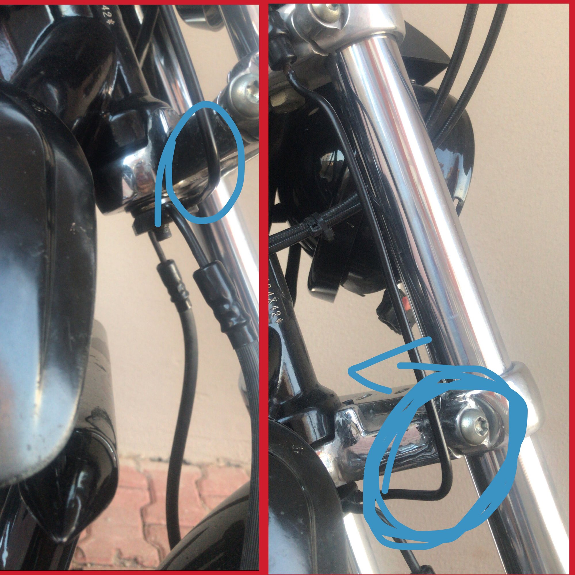 everything is ok except brake line Harley Davidson Forums