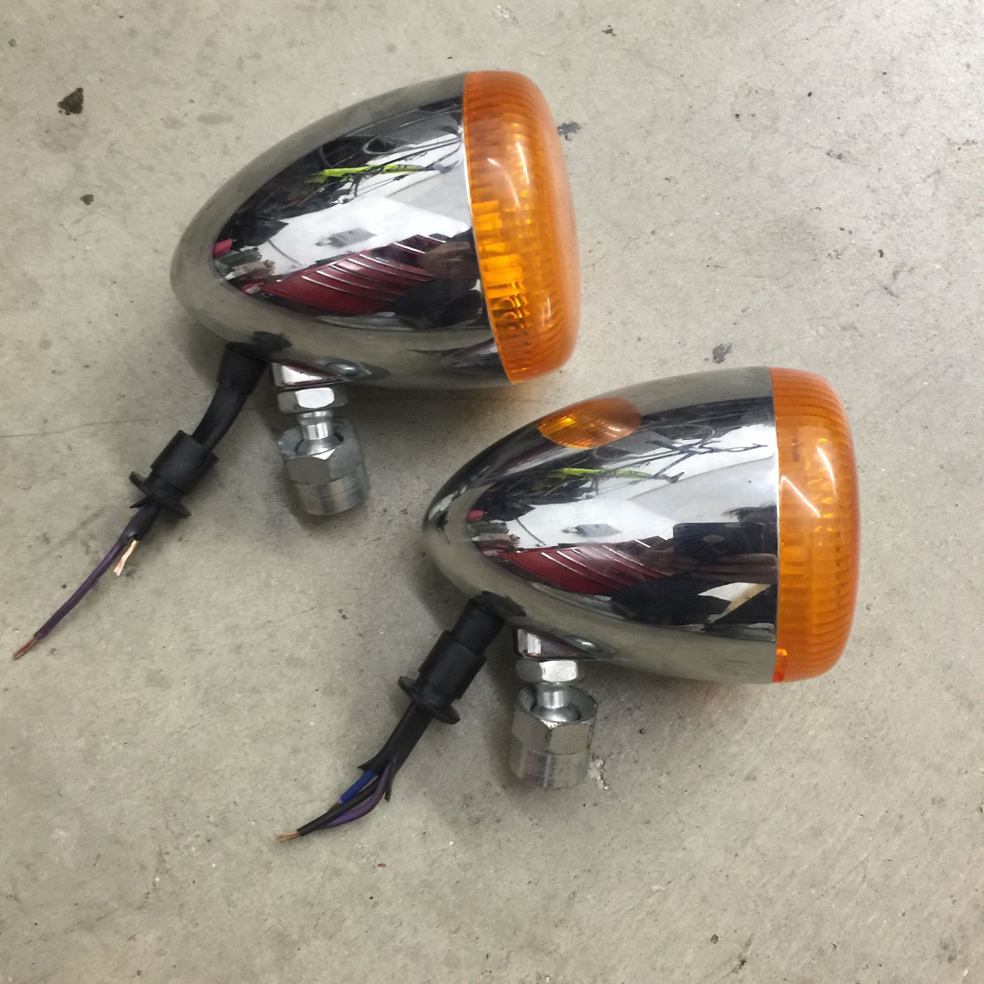 2015 Street Bob Bullet Signals/Brake Lights Front and Rear Harley
