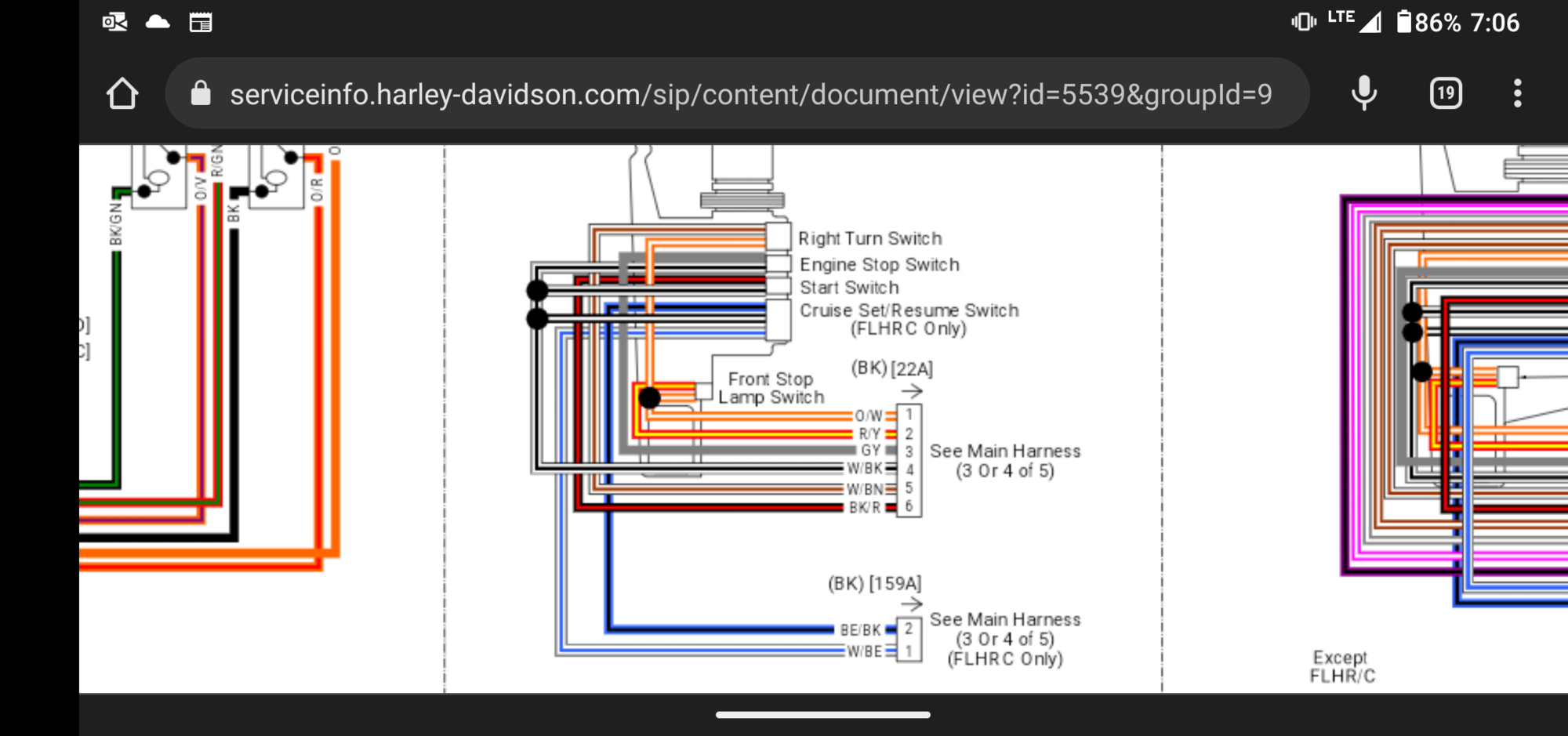 2012 flhr hand controls wiring diagram Harley Davidson Forums