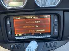 It was 71 when I was on the Street Glide.