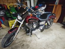 Paughco 9" drag bars with sport fairing