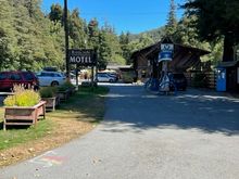 River Inn Motel, Big Sur, CA.  A very unique place.  Just behind the motel is a shallow river, that they have chairs setup in.  You can sit in the shade, with your feet in the cool running water.