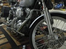 Changed front rim to 21"