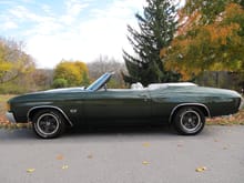 my first restoration complete 1972 Chevelle SS convertible 454 4 speed