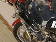 clean looking.  i could have trimmed the hoses a little more for a cleaner look..  but it's a PITA to trim them.  life goes on.
