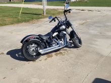 looked good at this point but borderline painful to ride! Needed windshield for the highway