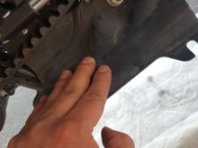 On a more positive note, bolt removed!! This medal bracket im touching was easily removable. I removed that and more of the broken bolt was accesible. So w a simple twist w a plyers i was able to remove it no problem! 

Just one more question. Should i put thread lock, medium blue in the fasteners that connect the pipes, flange to the head?