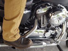 Im having a bit of issues w a passenger and passenger pegs on my sportster. They get in my way when im breaking and/or trying to back the motorcycle in a parking spot. They hit my calfs, and its even worse when my gf is on as well. Her boots get in my way when im coming to a stop. Does anyone else have this problem? Any suggestions or advice to help solve them?