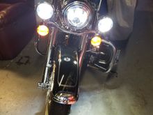 L.E.D headlight and passing lights