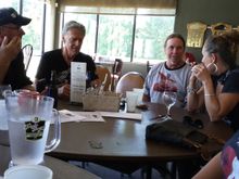 Lunch at the Wheatly Golf Club.