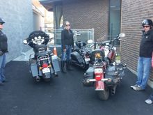 Getting ready to roll for ride day.