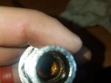 Expected the o-rings in the disconnect to need replacing, but this was something else. They were stuck in there like you wouldn't believe.