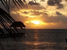 The sunrise yesterday morning