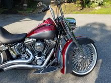 Just got the rear fender and some wiring left.