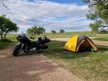 Day 1 camping in Brigsdalle, CO