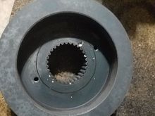You can see where i went in a bit too far and hit the pulley. Also sucks. 