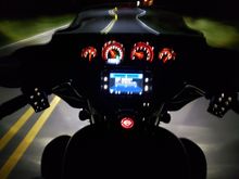 Here is a night shot of them, it does make a big difference at night. 