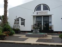 Front entrance to Rum Distillery.