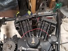 After I finished with the motor had to figure out how to get it back in the frame by myself. 