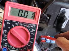 Switch in ignition reads 0.01V.
Switch in Acc reads 0.00V