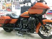 I am totally digging my color choice for the lowers. Off the Red Bike and painted Silver Flux to match the graphics 
