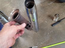 Cut it out with a straight cut off tool