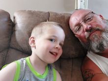Went and hung out with my grandson, while my granddaughter had gymnastics practice.  We had a fun 4 hours.