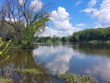 The Rock River was looking very nice today.