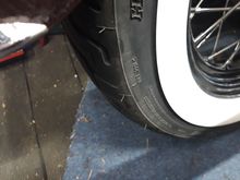 White Wall OEM Dunlop MU85