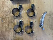 Shift lever:  Fits '18-later Softail models (except FXBB, FXBBS, FXLR, FXLRS, and FXST).  $40 shipped 

Quick release fork clamps: fits 43mm forks. Free, buyer pays shipping.

Stock Chrome Gas cap: fits multiple models. $20 shipped 

HD Get-a-grips: TBW  $60 shipped. 


Will sell all together for $100. 