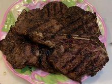 Usually I don’t like grilling steaks. Thank you Google for directions. These were delicious. 