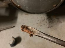 So I’m starting to think some of the “rust” is actually the red dirt from New Mexico. I almost feel bad taking it off lol