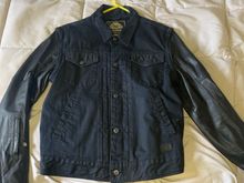 Denim and leather hybrid