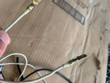 White wire to spotlights