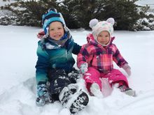 My son’s kids. 4 and 1. 