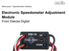 This is the set up I have on my dyna. I had it adjusted when my bike was being dyno tuned. I believe you can adjust it by downloading a map on iPhone. You will loose gear indicator but no big deal! Good luck with it.