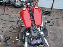 Almost done in this photo, the bars look pretty good.