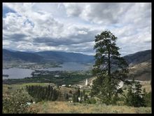... at the look out above Osoyoos... looking North towards Penticton and Kelowna.