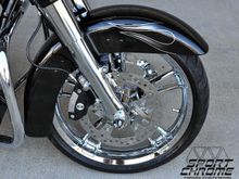FLHX Street Glide with Chrome wheels by Sport Chrome