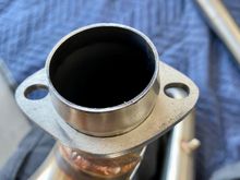 Overspray on flanges